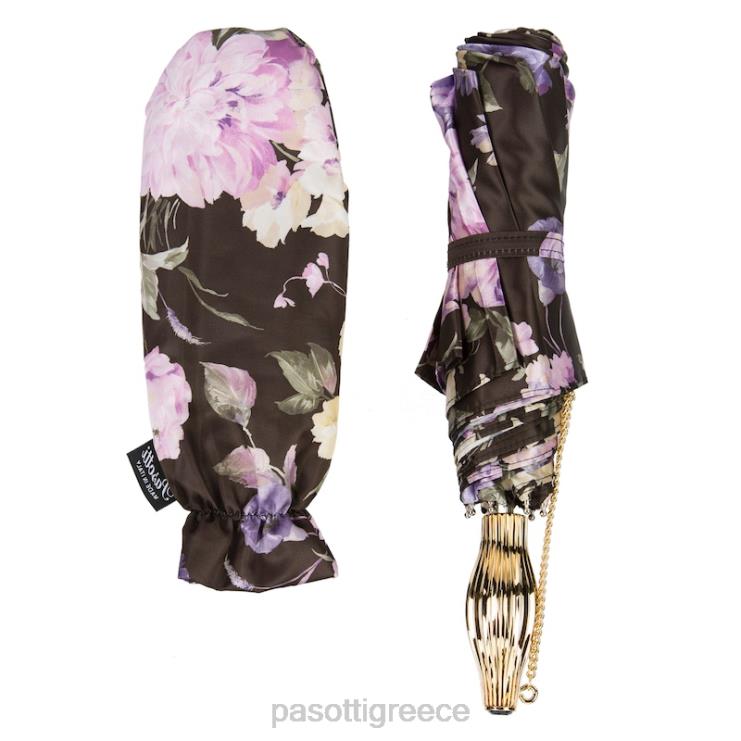 ομπρέλα | PASOTTI 257 52693-70 p13 - πτυσσόμενη ομπρέλα με σκούρα άνθη 2N6B8609 γυναίκες